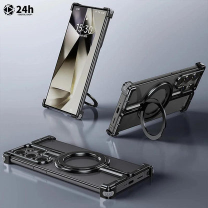 Ring Stand Magnetic Phone Case For Samsung - IDefend