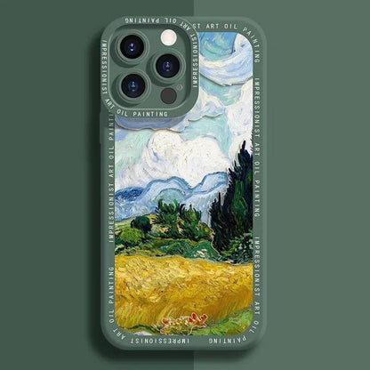 Interesting oil painting phone case For iphone 0.2 - IDefend