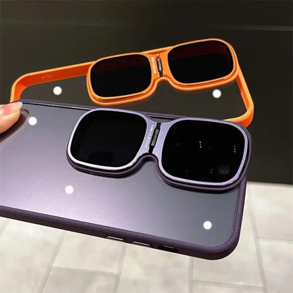 Luxury Transparent Stand Acrylic Case for iPhone - IDefend