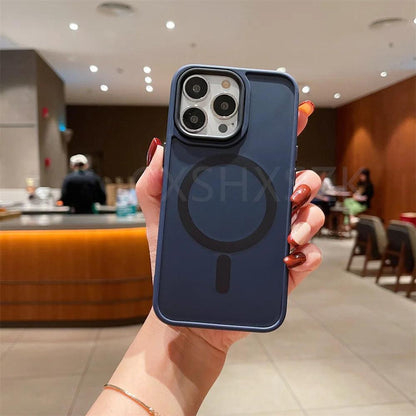 Luxury Magnetic For Magsafe Wireless Charge Phone Case For iPhone 0.2 - IDefend