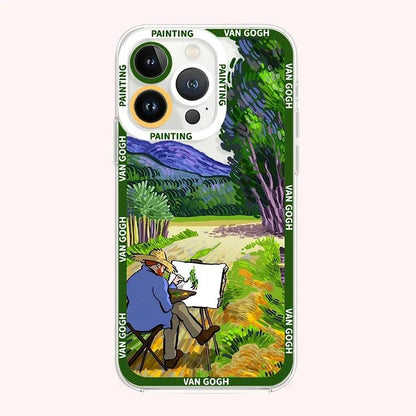 Creative oil painting Phone case For iphone 1 - IDefend