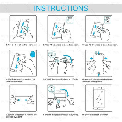 8 In 1 Tempered Glass Camera Lens & Screen Protector For Google Pixel - IDefend