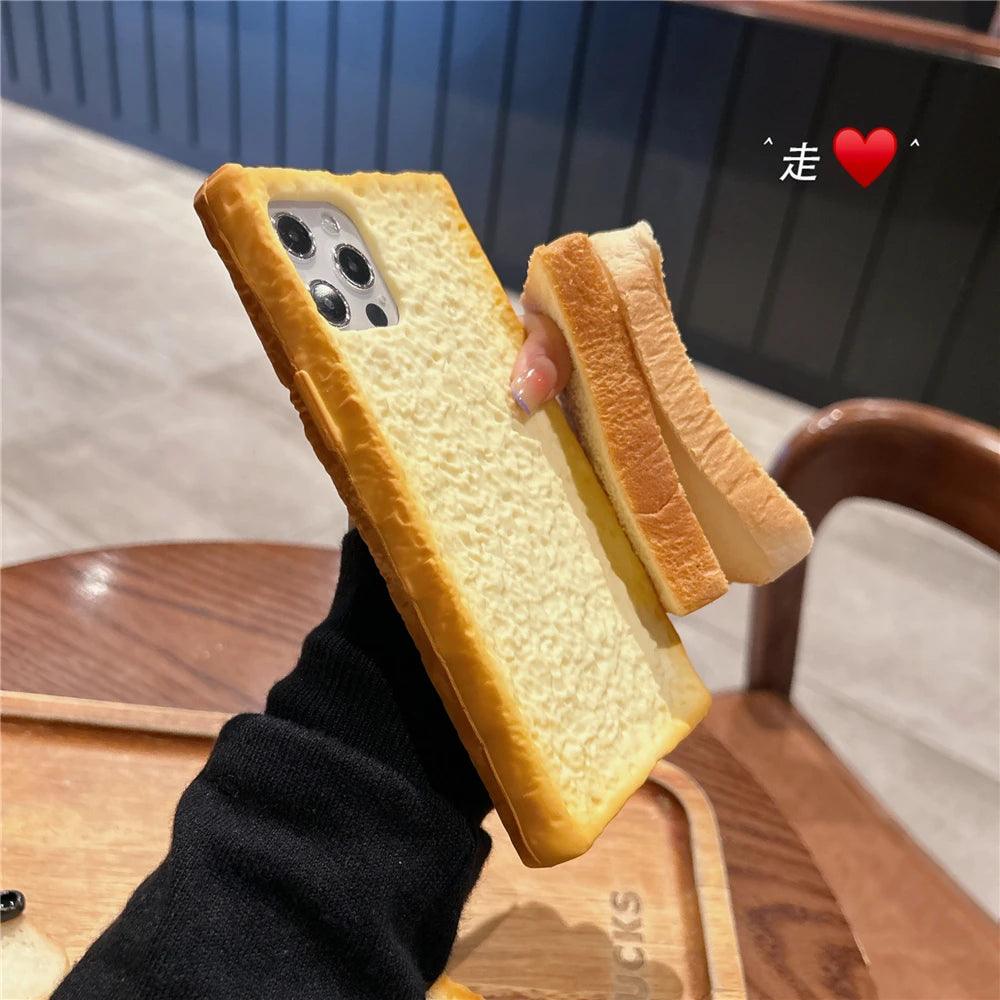 Delicious 3D Toast Bread Phone Case for iPhone - IDefend