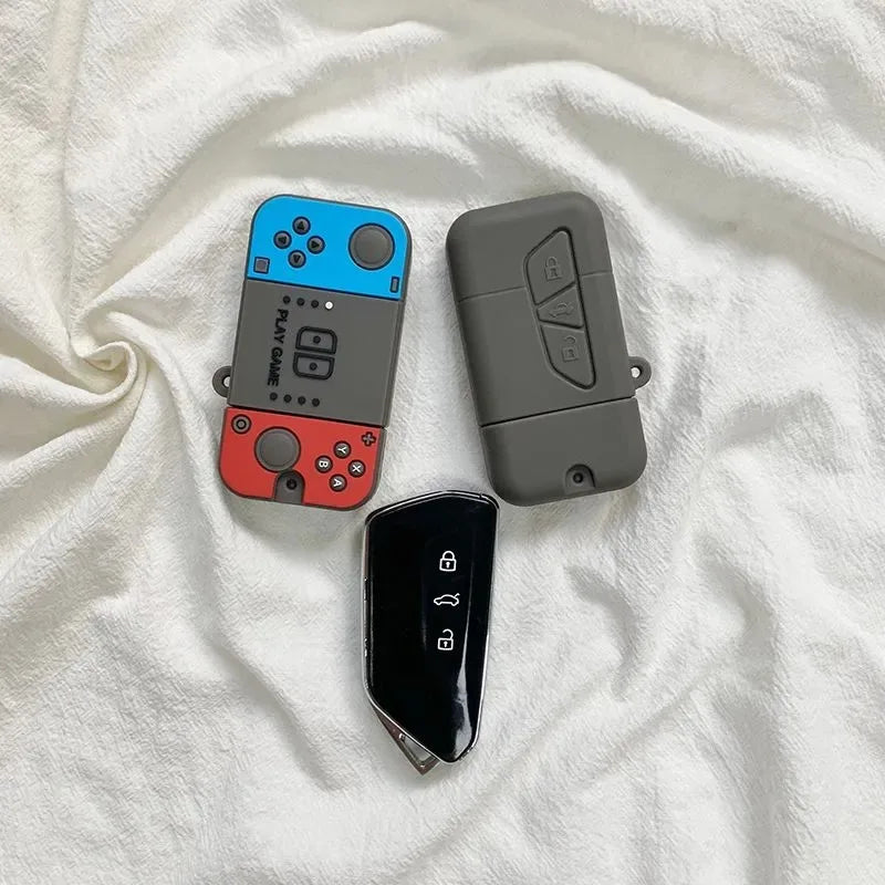 Game Machine Style for VW Golf 8 Mk8 GTI GTD R ID3 ID4 2020 Remote Smart Car Key Case Cover Fob Holder Keychain Accessories