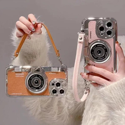 Creative Luxury 3D Retro Camera Phone Case for Iphone - IDefend