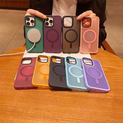Luxury Magnetic For Magsafe Wireless Charge Phone Case For iPhone 0.2 - IDefend