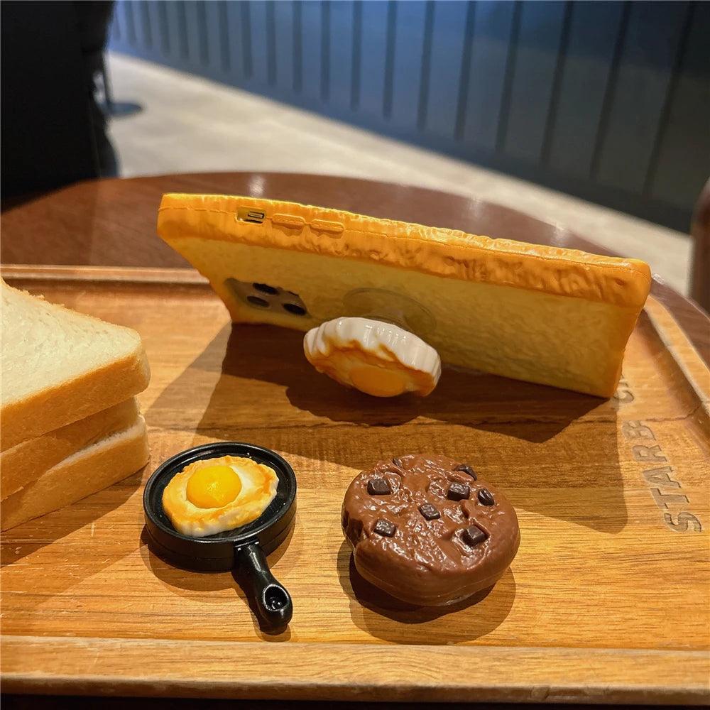 Delicious 3D Toast Bread Phone Case for iPhone - IDefend
