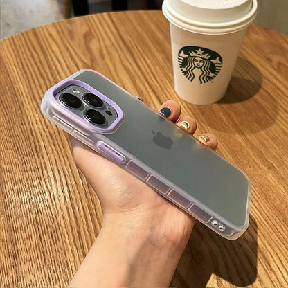 Luxury Matte Gradient Laser Case For iPhone 11 12 13 14 15 Pro Max Shockproof Case For iPhone 15 14 Plus Phone Cover Accessories - IDefend