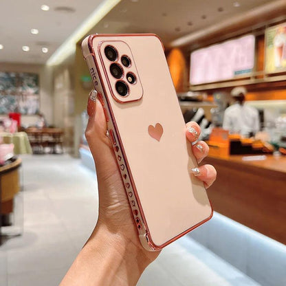 Love Heart Side Pattern Phone Case For Samsung Galaxy - IDefend