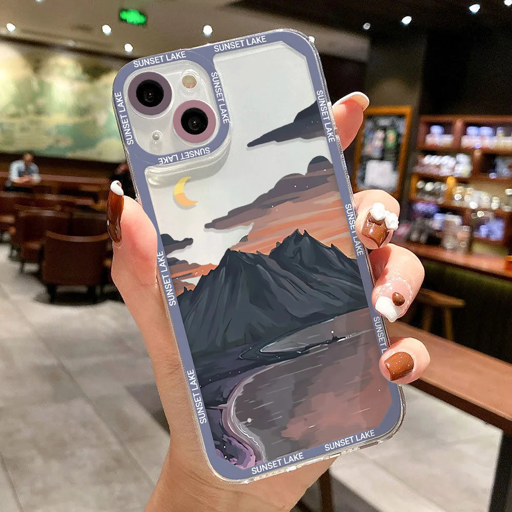 Scenery Sunset Phone Case For IPhone