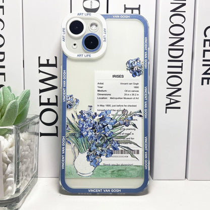 Van Gogh Sunflowers The Starry Night Art Aesthetic Phone Case For iPhone - IDefend