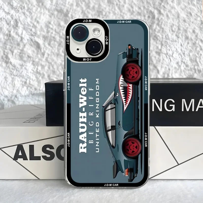 Porsh Car Jdm Drift RWB 911 964 933 Phone Case Case For IPhone