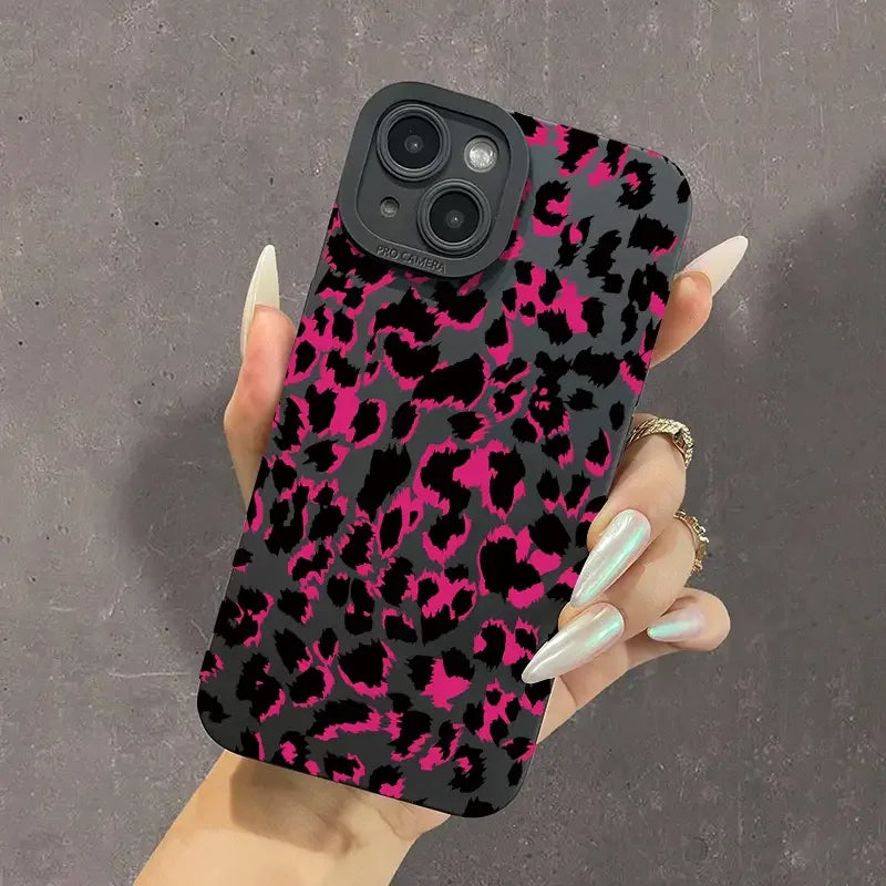 Vintage Leopard Print Phone Case For iPhone 0.1 - IDefend