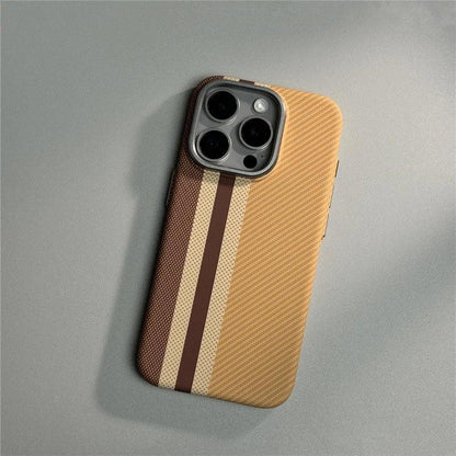 Geometric Carbon Fiber texture 3D Relief Magsafe case for iphone - IDefend