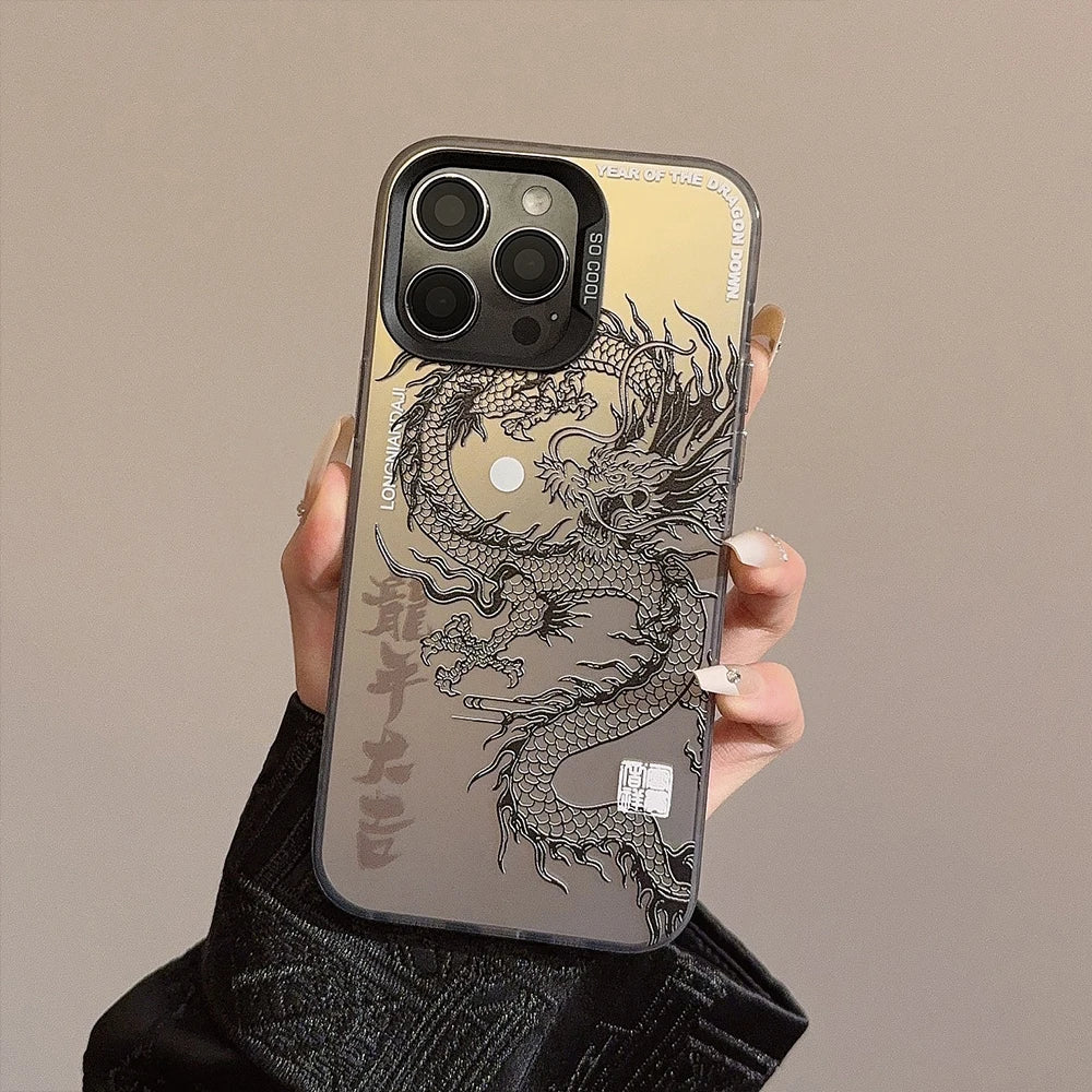 Oriental Style Happy Chinese New Year 2024 Dragon For iPhone