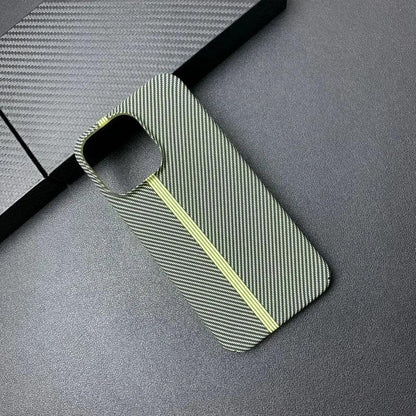 Double Color carbon fibre silicone phone case for iphone - IDefend