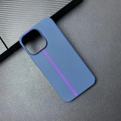 Double Color carbon fibre silicone phone case for iphone - IDefend