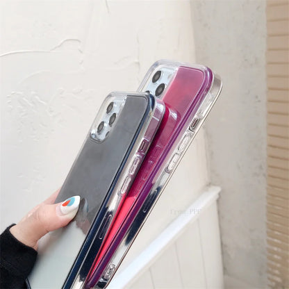 Night Glow Gloss Dynamic Sand Liquid Back Iphone case - IDefend