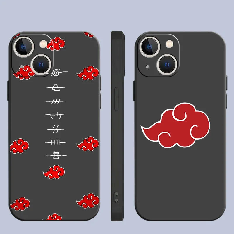 Naruto-Akatsukis Cloud Phone Case for iPhone - IDefend