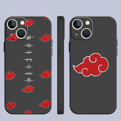 Naruto-Akatsukis Cloud Phone Case for iPhone - IDefend