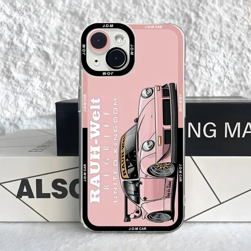 Porsh Car Jdm Drift RWB 911 964 933 Phone Case Case For IPhone