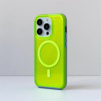 Fluorescent Glitter Magnetic Case for iPhone 0.1 - IDefend