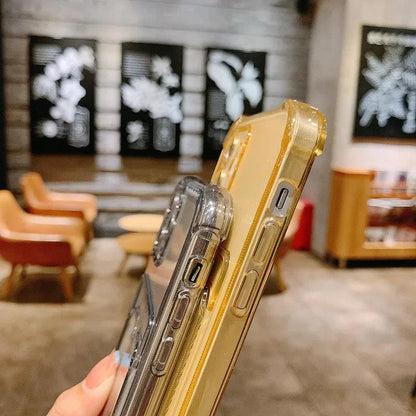 Luxury Card Holder Wallet Clear Case For Samsung - IDefend