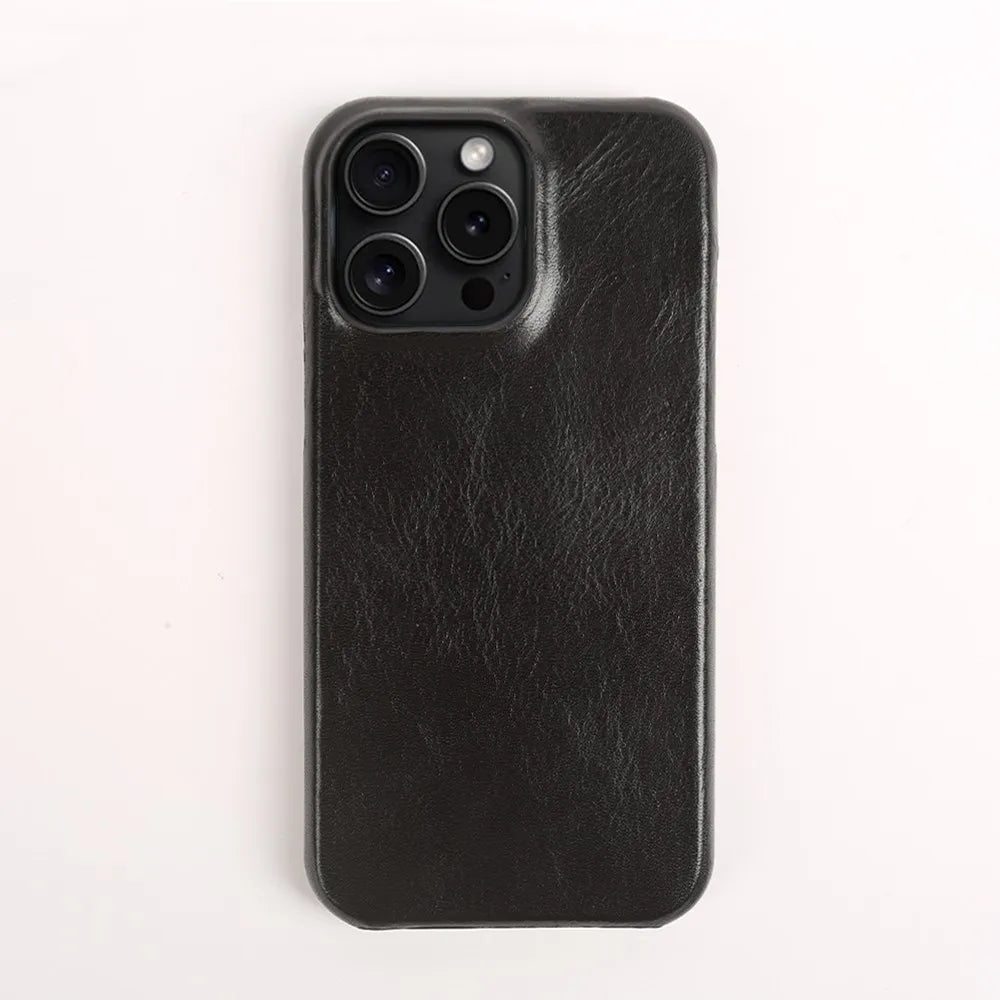 Business Genuine Leather Case for iPhone