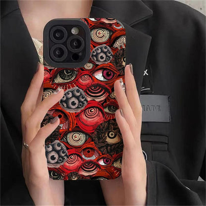 Fashion Spooky Scary Red Eye Case For iPhone - IDefend