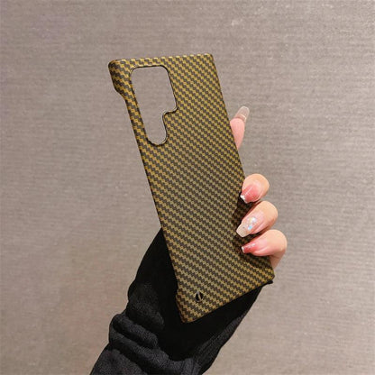 Frameless Carbon Fiber Pattern Phone Case For Samsung Galaxy - IDefend