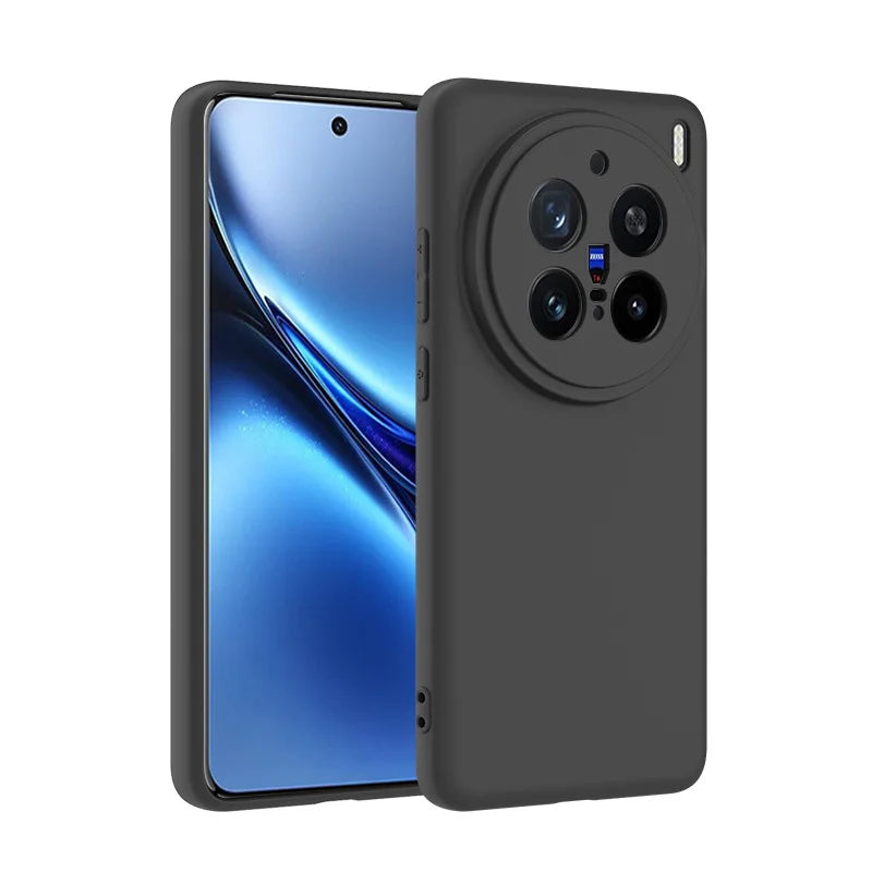 Black Matte Soft TPU Camera Protection Case Cover for VIVO