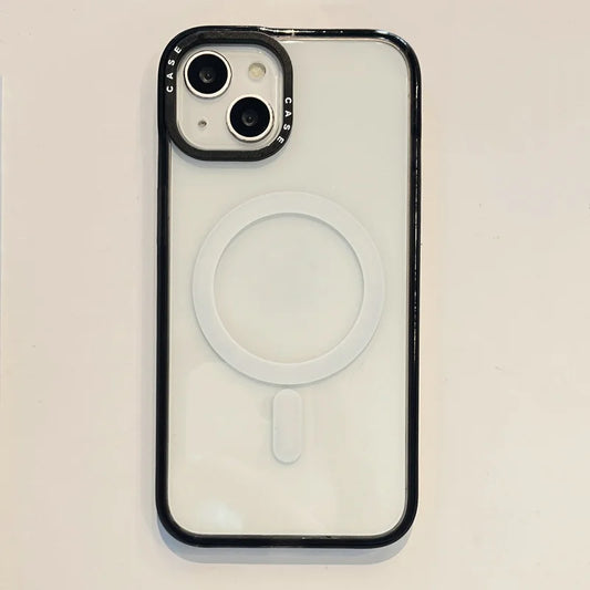 Magnetic Magsafing clear anti-fall case for iphone - IDefend