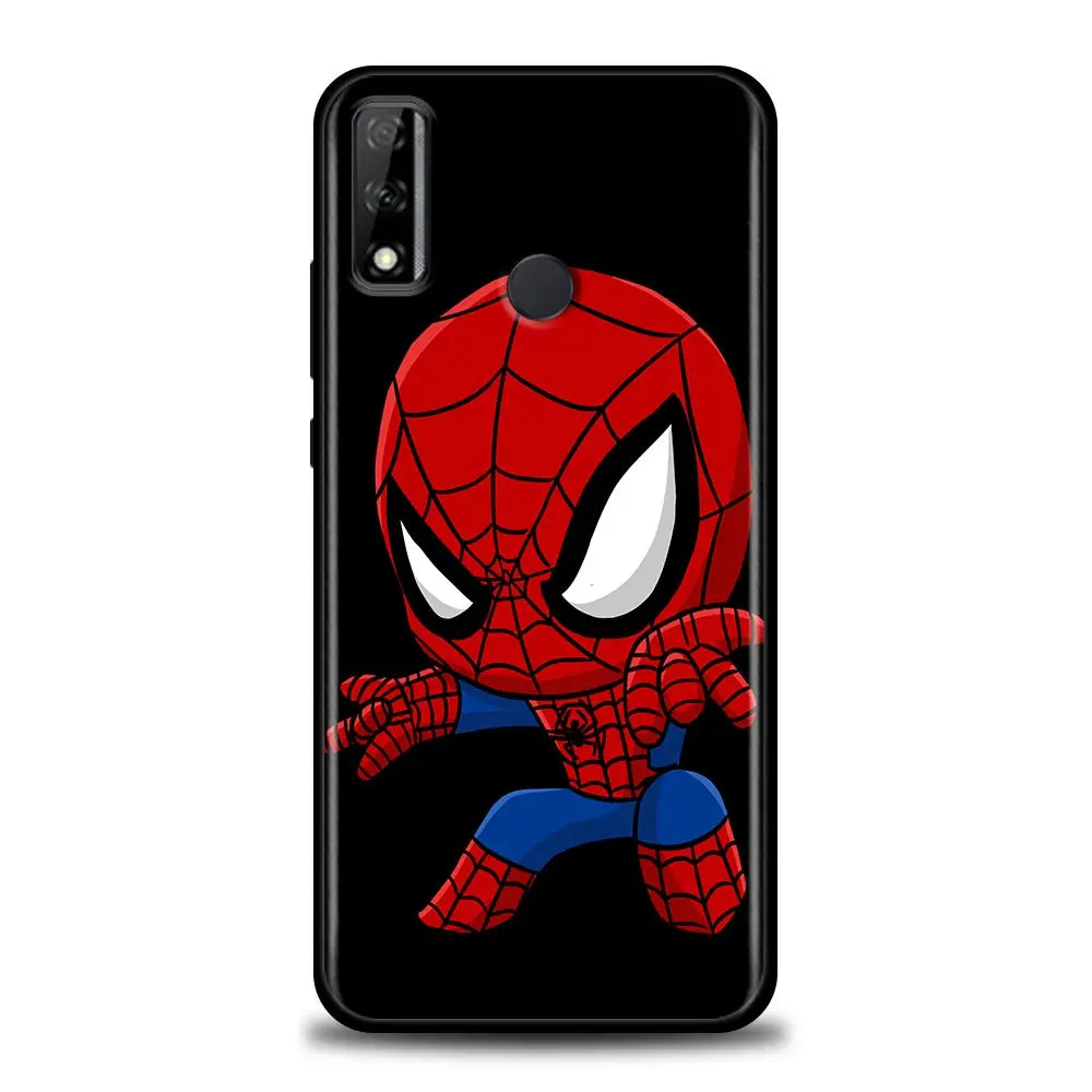 Marvel Phone Case For Huawei Y7 Y9 2019 Y6p Y8P Y7a Y9s Funda Mate 10 20 Lite 40 Pro Soft Cover Iron Man Groot Spiderman Avenger