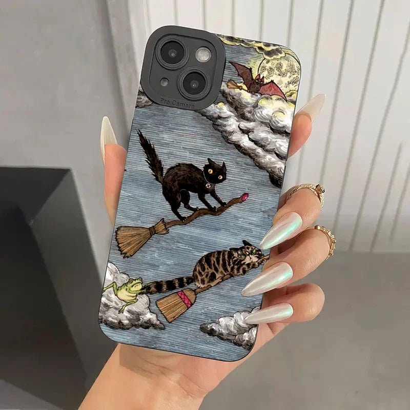 Abstract Art Cat Phone Case For iPhone - IDefend