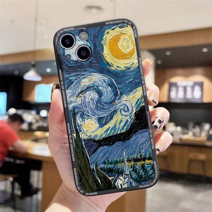 Art Van Gogh Oil Painting Flower iPhone case 1 - IDefend