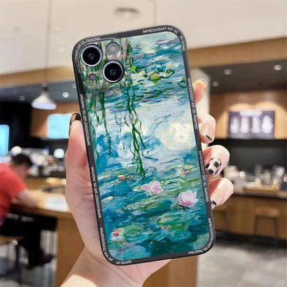 Art Van Gogh Oil Painting Flower iPhone case 1 - IDefend