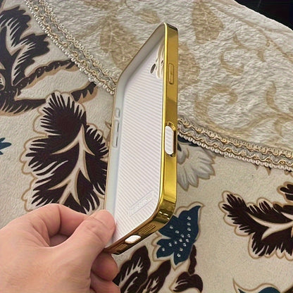Golden Mirror Anti-Drop Phone Case with Makeup Design for iPhone 16 15 14 13 Pro Max 12 XS 11 8 Plus, XR, SE3, SE2 and Mini 7