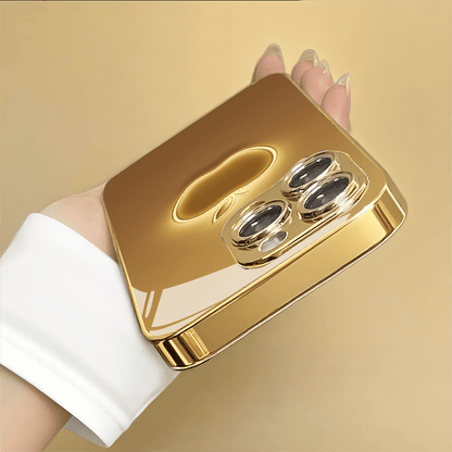 Luxury Apple-Patterned Electroplated Phone for Iphone 17/17Air/17Pro/17Promax, 16/16Plus/16Pro/16Promax, 15/15Plus/15Pro/15Promax, 14/14Plus/14Pro/14Promax, 13/13Pro/13Promax, 12/12Pro/12Promax, 11/11Pro/11Promax, X/XS, XR